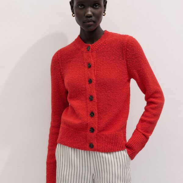 Cotton Linen Bouclé - Knitwear - Intelligent British Fashion at Coveti