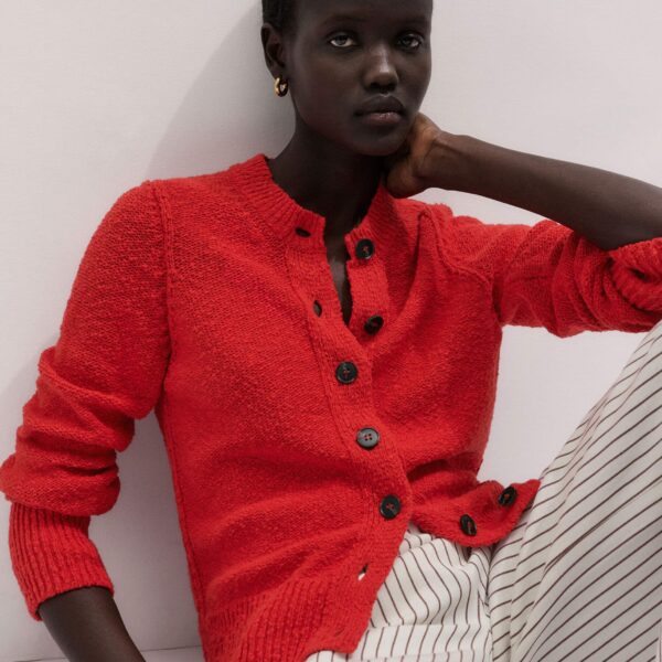 Cotton Linen Bouclé - Knitwear - Intelligent British Fashion at Coveti