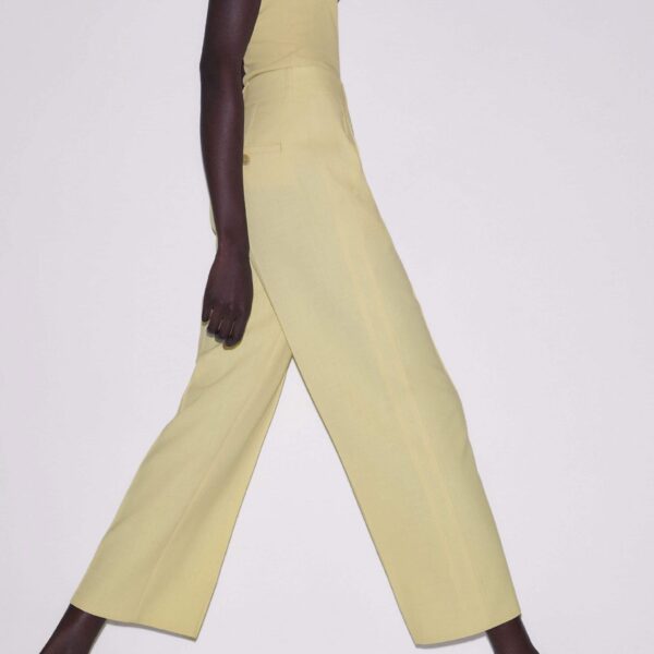 Straight Crop Pant - Pants - Intelligent British Fashion at Coveti