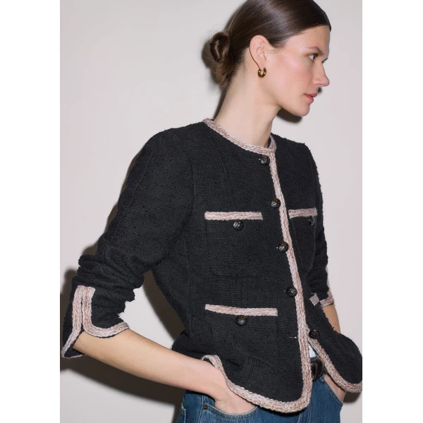 Me and Em Straight Fit Jacket
Italian Cotton Jacket, view 6