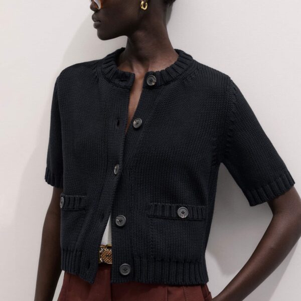 ME+EM Straight Knit Cardigan