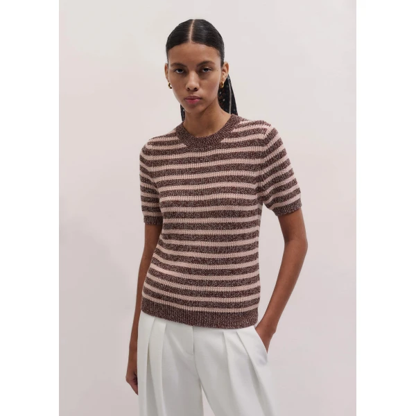 Me and Em Straight Knit Tee
Cotton Knit, view 2