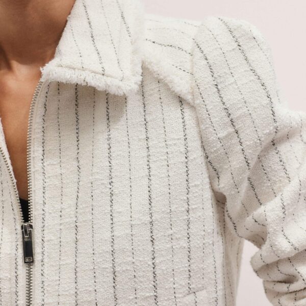 ME+EM Stripe Bomber Jacket