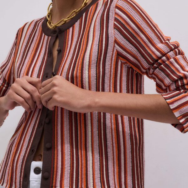 ME+EM Stripe Cardigan