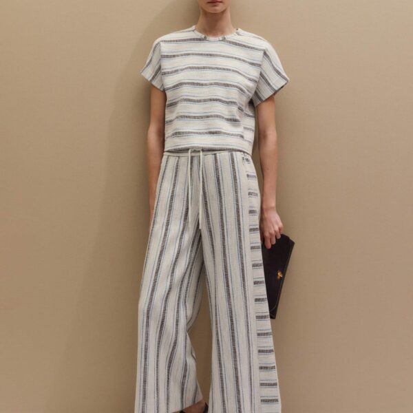 ME+EM Stripe Crop Track Pant