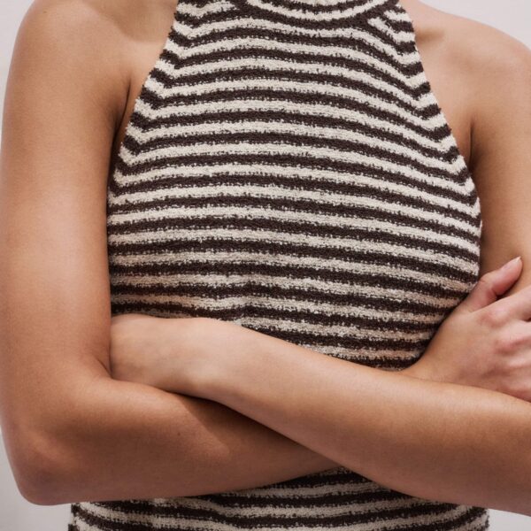 ME+EM Stripe Halterneck Tank