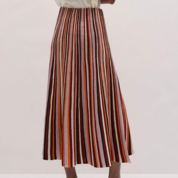ME+EM Stripe Knit Maxi Skirt