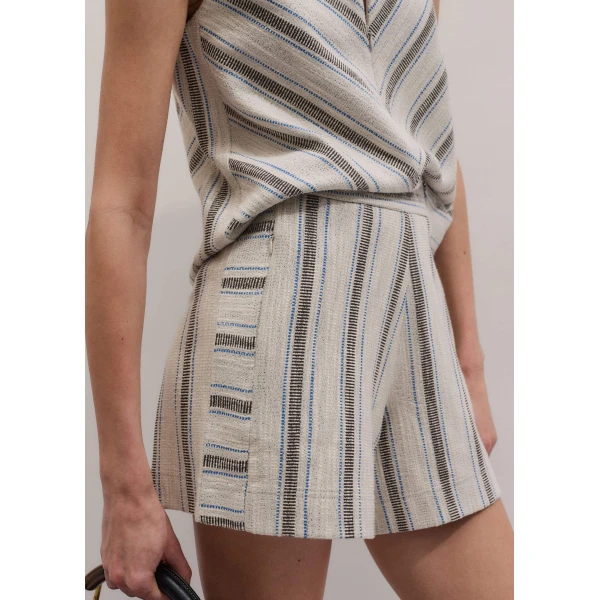 Me and Em Stripe Short
Textured Jersey Top, view 6