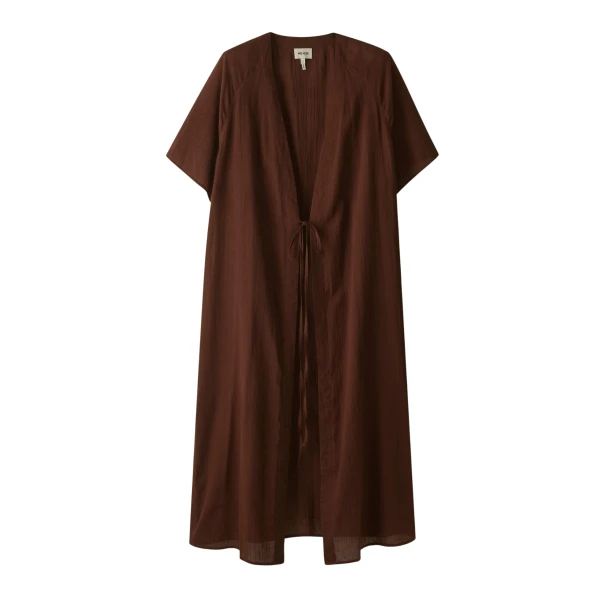 ME+EM Tie Front Maxi Cover Up