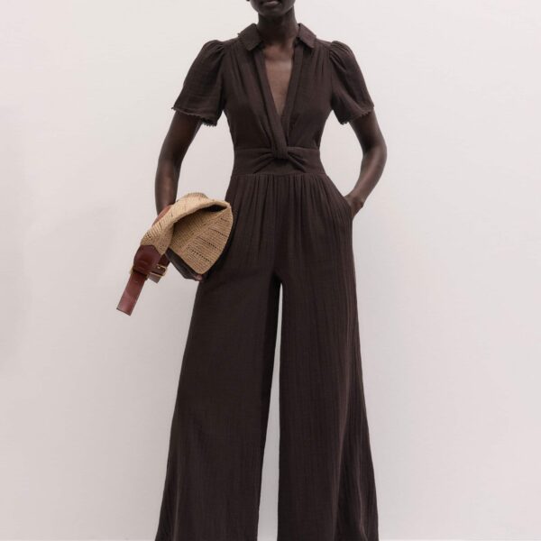 Cotton Cheesecloth - Jumpsuit - Intelligent British Fashion at Coveti