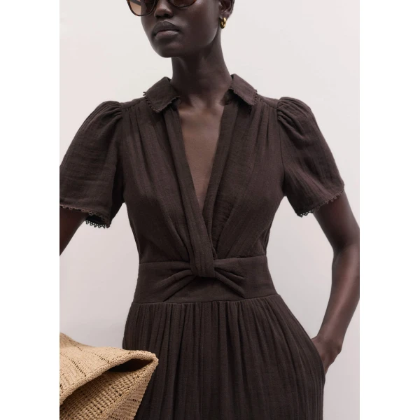 Me and Em Twist Front Jumpsuit
Cotton Cheesecloth, view 5