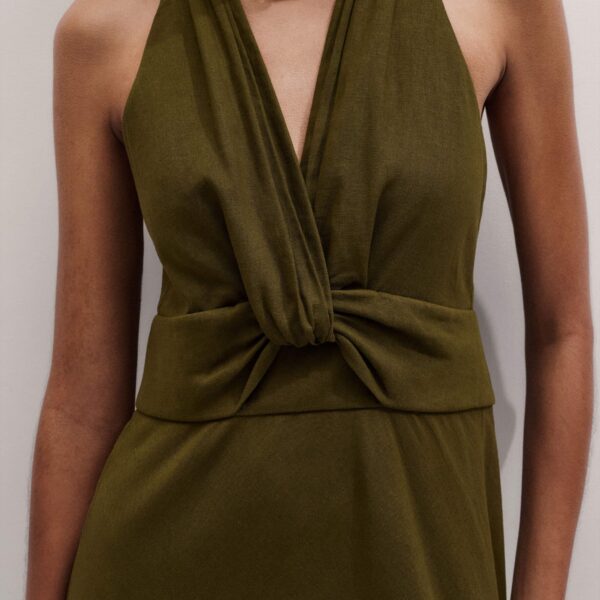 ME+EM Twist Front Maxi Dress