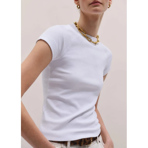 Me and Em Ultimate Raglan Tee
Cotton Rib Top, view 2