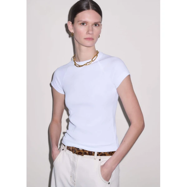 Me and Em Ultimate Raglan Tee
Cotton Rib Top, view 6