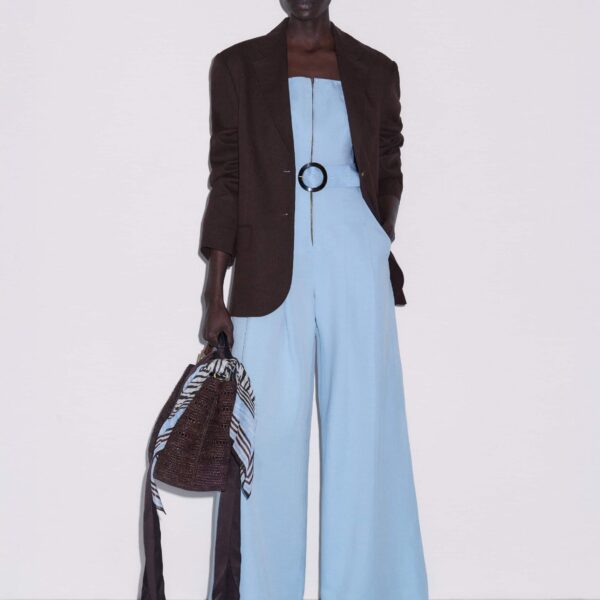 Italian Linen Blend - Jumpsuit - Intelligent British Fashion at Coveti