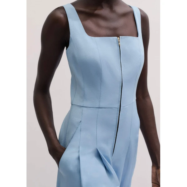 Me and Em Wide-Leg Jumpsuit
Italian Linen Blend, view 5