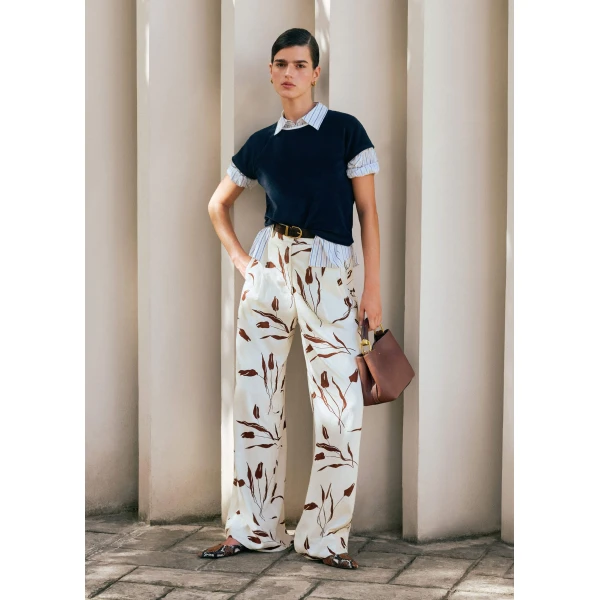 Me and Em Wide-Leg Pant
Crease-Less Linen, view 2