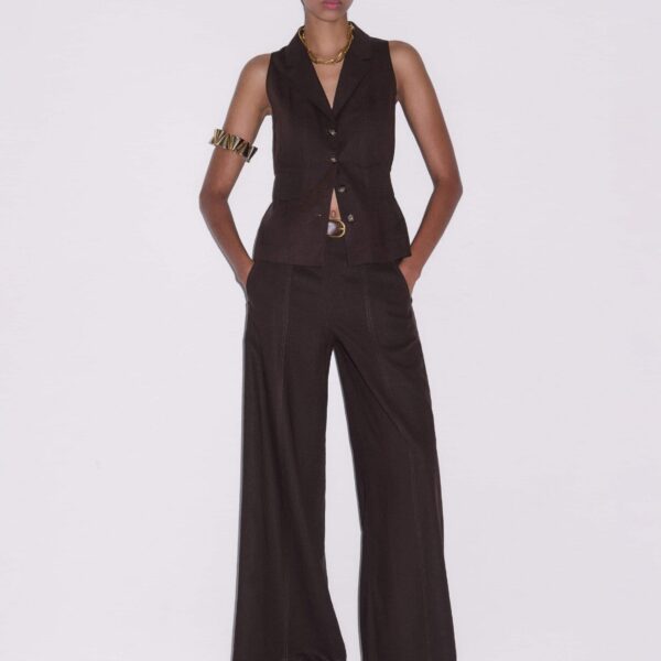 Crease-Less Linen - Pants - Intelligent British Fashion at Coveti