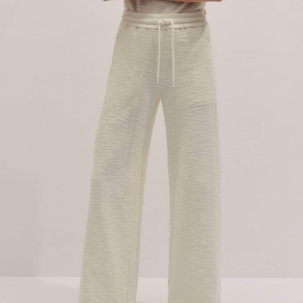 Textured Jersey - Pants - Intelligent British Fashion at Coveti