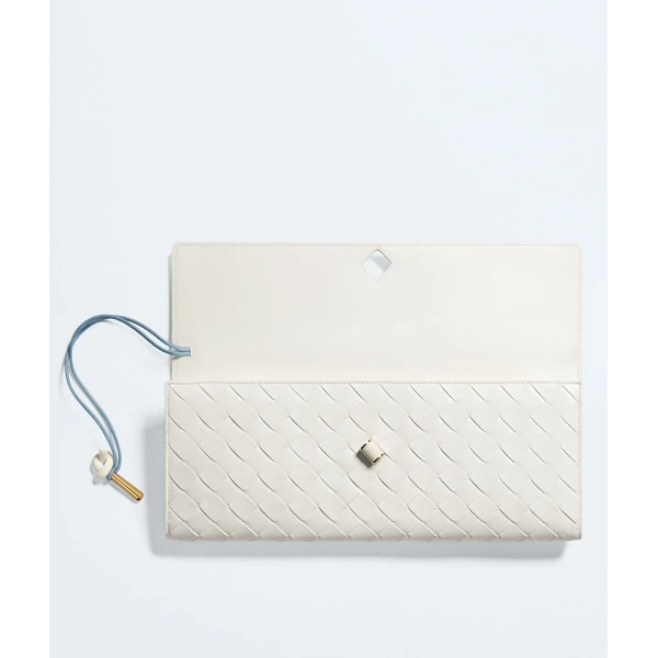 Khaite Women's Andiamo Clutch in Mineral/alabaster - Multicolour Clutch Bags - The Lotus Tote Bag - Shop at Coveti