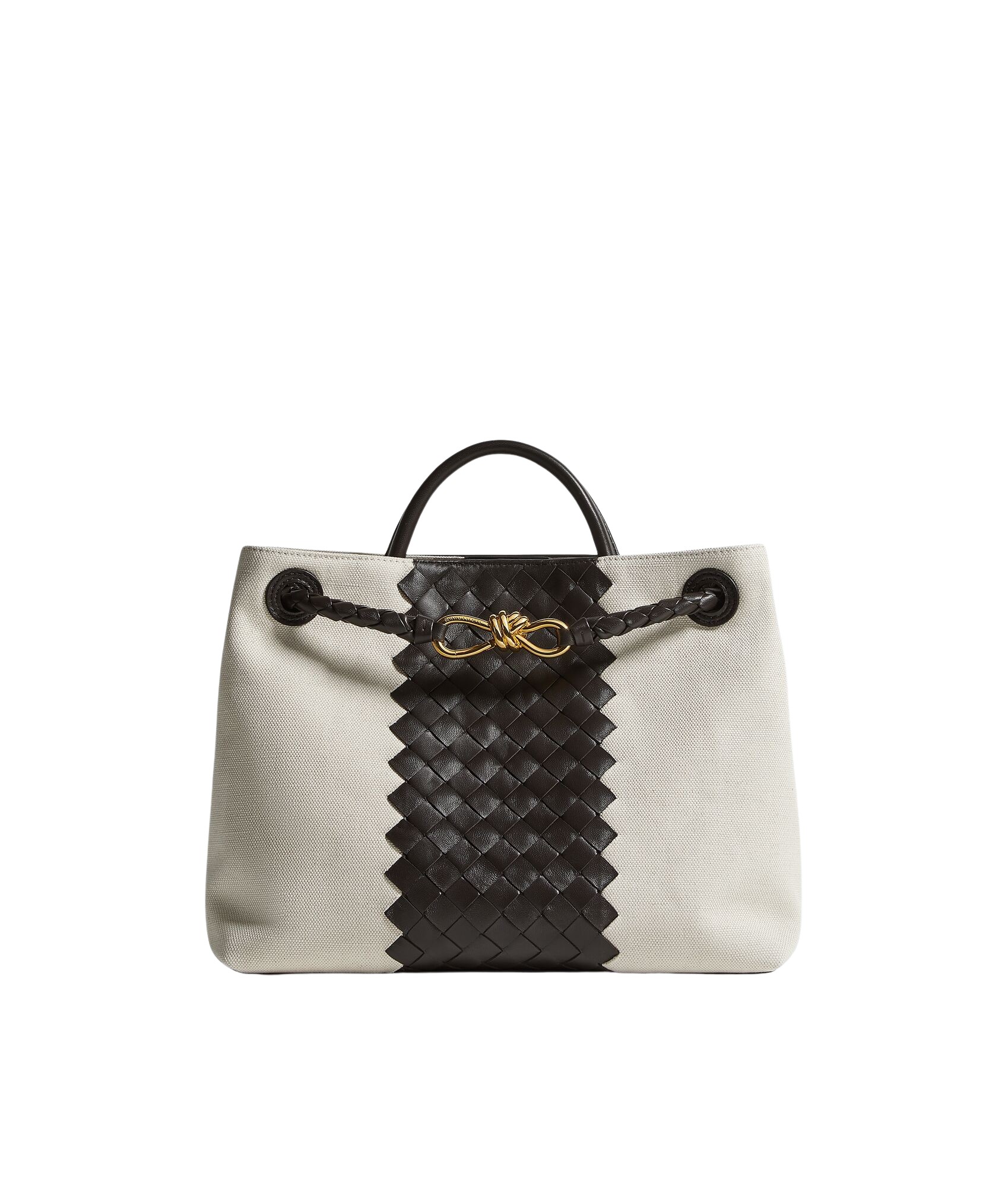 Khaite Women's Andiamo in Natural/espresso - Multicolour Totes & Top-Handle Bags - The Lotus Tote Bag - Shop at Coveti