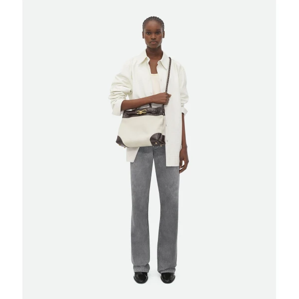 Khaite Women's Andiamo in Natural/fondant - Multicolour Totes & Top-Handle Bags - The Lotus Tote Bag - Shop at Coveti