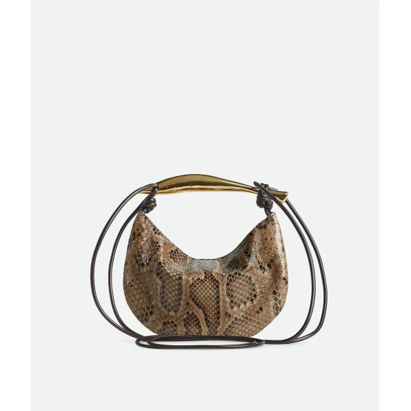Khaite Women's Baby Sardine in Python/fondant - Multicolour Mini Bags - The Lotus Tote Bag - Shop at Coveti