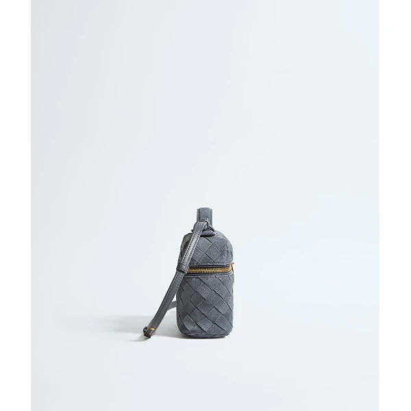 Khaite Women's Bang Bang in Cloudy indigo/gravel - Multicolour Shoulder & Crossbody Bags - The Lotus Tote Bag - Shop at Coveti