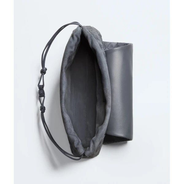 Khaite Women's Giorno in Cloudy indigo/gravel - Multicolour Shoulder & Crossbody Bags - The Lotus Tote Bag - Shop at Coveti