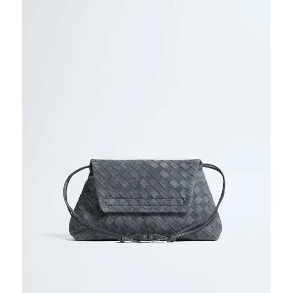 Khaite Women's Giorno in Cloudy indigo/gravel - Multicolour Shoulder & Crossbody Bags - The Lotus Tote Bag - Shop at Coveti
