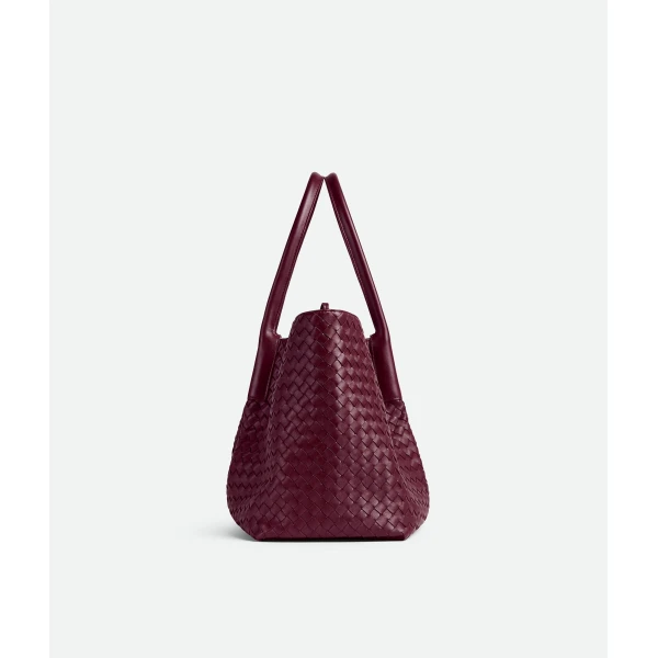 Khaite Women's Large Pinacoteca in Barolo/ecru - Multicolour Totes & Top-Handle Bags - The Lotus Tote Bag - Shop at Coveti