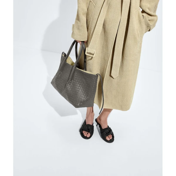 Khaite Women's Large Pinacoteca in Basalt/sour - Multicolour Totes & Top-Handle Bags - The Lotus Tote Bag - Shop at Coveti