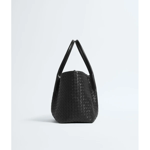 Khaite Women's Large Pinacoteca in Black/fondant - Multicolour Totes & Top-Handle Bags - The Lotus Tote Bag - Shop at Coveti