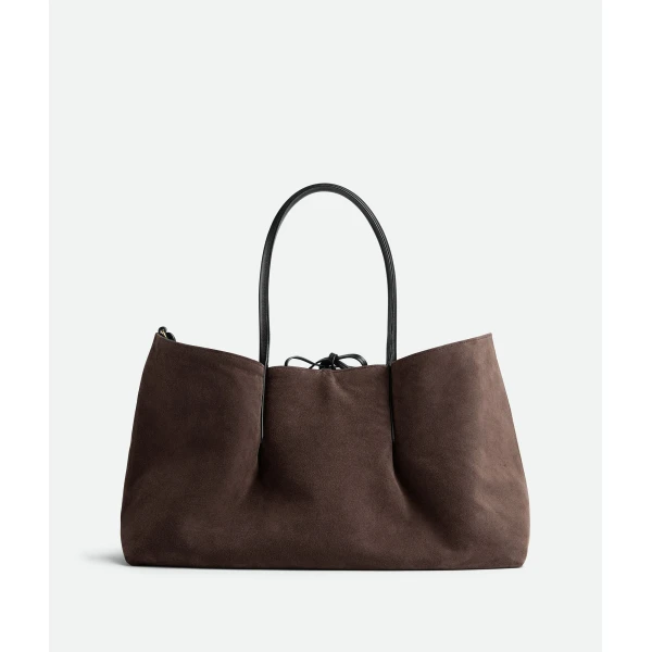 Khaite Women's Large Pinacoteca in Black/fondant - Multicolour Totes & Top-Handle Bags - The Lotus Tote Bag - Shop at Coveti