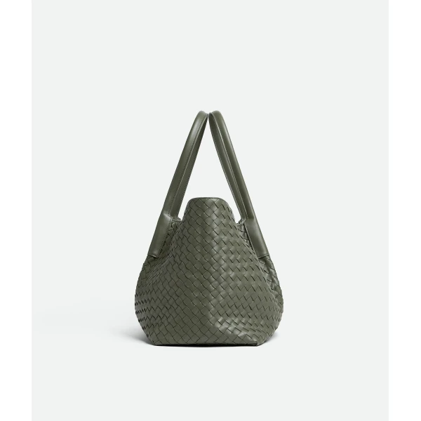 Khaite Women's Large Pinacoteca in Pickle/sea salt - Multicolour Totes & Top-Handle Bags - The Lotus Tote Bag - Shop at Coveti