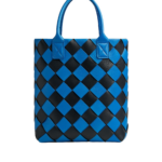 Khaite Women's Maxi Intreccio Tote in Signal blue/black - Multicolour Totes & Top-Handle Bags - The Lotus Tote Bag - Shop at Coveti