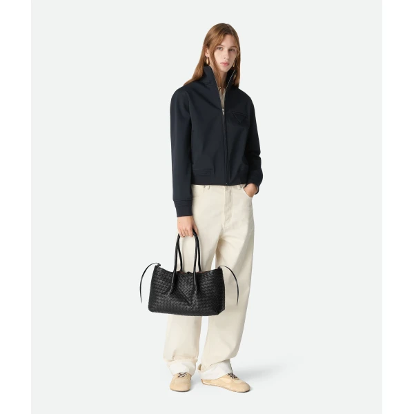 Khaite Women's Pinacoteca in Black/fondant - Multicolour Totes & Top-Handle Bags - The Lotus Tote Bag - Shop at Coveti