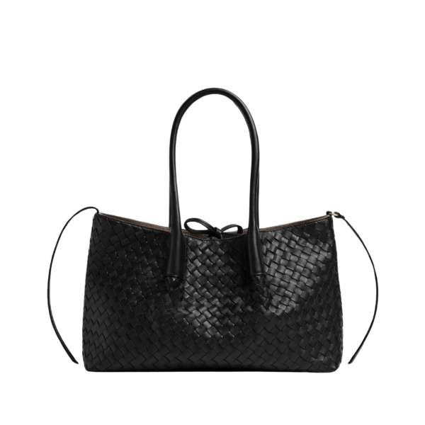 Khaite Women's Pinacoteca in Black/fondant - Multicolour Totes & Top-Handle Bags - The Lotus Tote Bag - Shop at Coveti