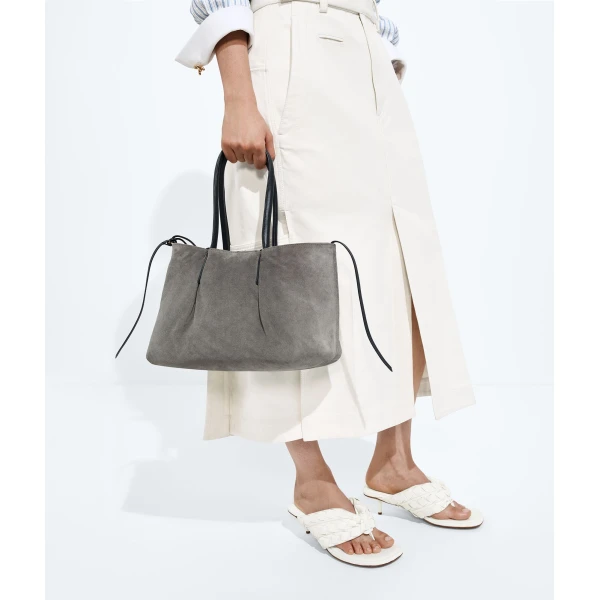 Khaite Women's Pinacoteca in Midnight/basalt - Multicolour Totes & Top-Handle Bags - The Lotus Tote Bag - Shop at Coveti