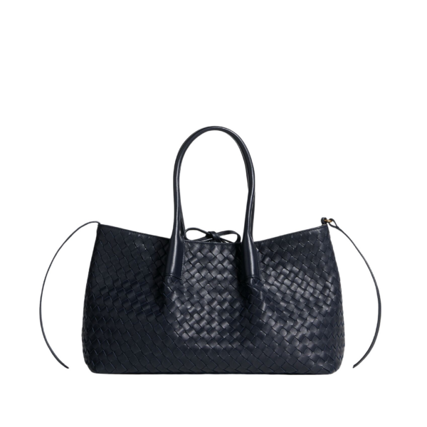 Khaite Women's Pinacoteca in Midnight/basalt - Multicolour Totes & Top-Handle Bags - The Lotus Tote Bag - Shop at Coveti