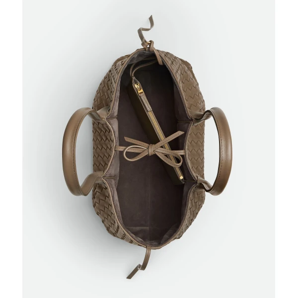 Khaite Women's Pinacoteca in Pinecone/fondant - Multicolour Totes & Top-Handle Bags - The Lotus Tote Bag - Shop at Coveti