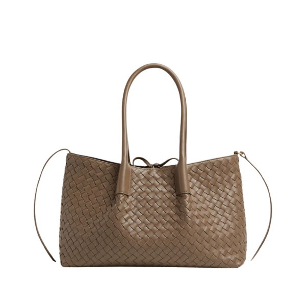 Khaite Women's Pinacoteca in Pinecone/fondant - Multicolour Totes & Top-Handle Bags - The Lotus Tote Bag - Shop at Coveti