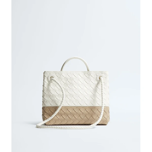 Khaite Women's Small Andiamo in Alabaster/ecru - Multicolour Totes & Top-Handle Bags - The Lotus Tote Bag - Shop at Coveti