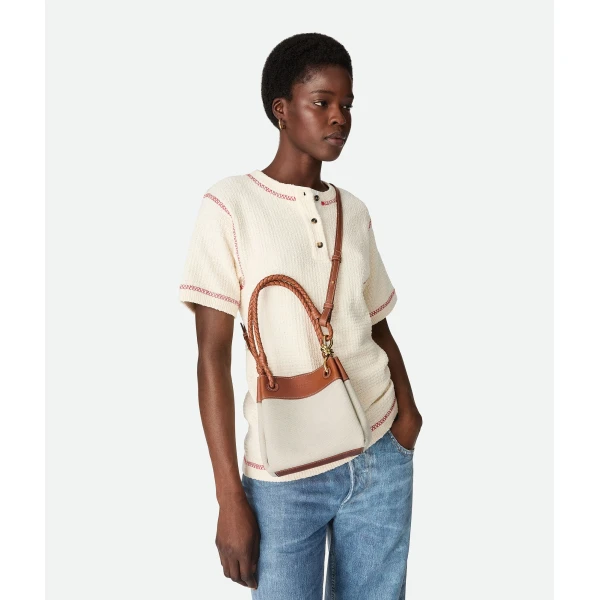 Khaite Women's Small Parachute in Natural / Lightwood - Multicolour Shoulder & Crossbody Bags - The Lotus Tote Bag - Shop at Coveti