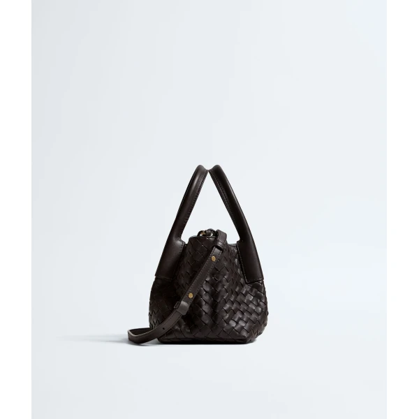 Khaite Women's Small Pinacoteca in Espresso/mineral - Multicolour Totes & Top-Handle Bags - The Lotus Tote Bag - Shop at Coveti