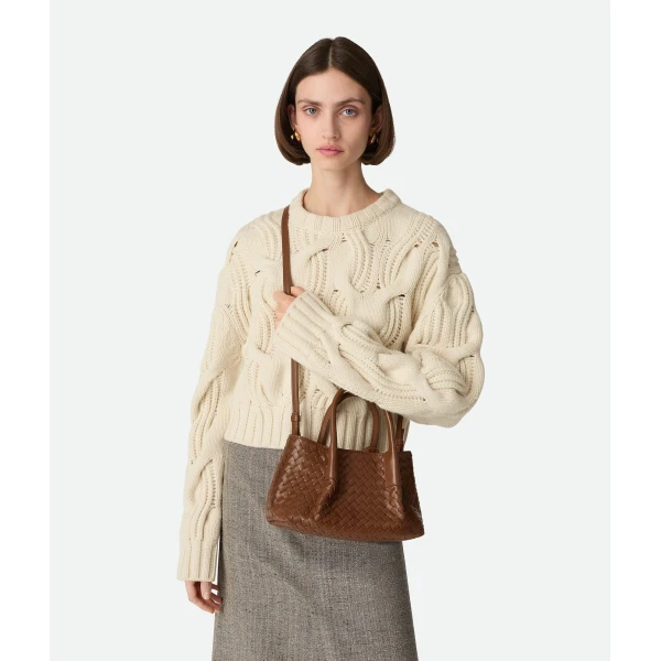 Khaite Women's Small Pinacoteca in Nocciola/amber - Multicolour Totes & Top-Handle Bags - The Lotus Tote Bag - Shop at Coveti
