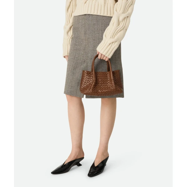 Khaite Women's Small Pinacoteca in Nocciola/amber - Multicolour Totes & Top-Handle Bags - The Lotus Tote Bag - Shop at Coveti