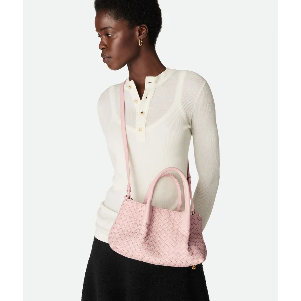 Khaite Women's Small Pinacoteca in Rose/barolo - Multicolour Totes & Top-Handle Bags - The Lotus Tote Bag - Shop at Coveti