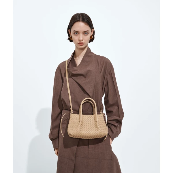 Khaite Women's Small Pinacoteca in Shore/zesty - Multicolour Totes & Top-Handle Bags - The Lotus Tote Bag - Shop at Coveti