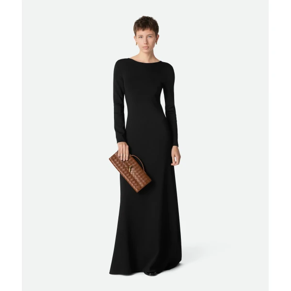 Khaite Women's Andiamo Clutch in Amber - Orange Clutch Bags - The Lotus Tote Bag - Shop at Coveti